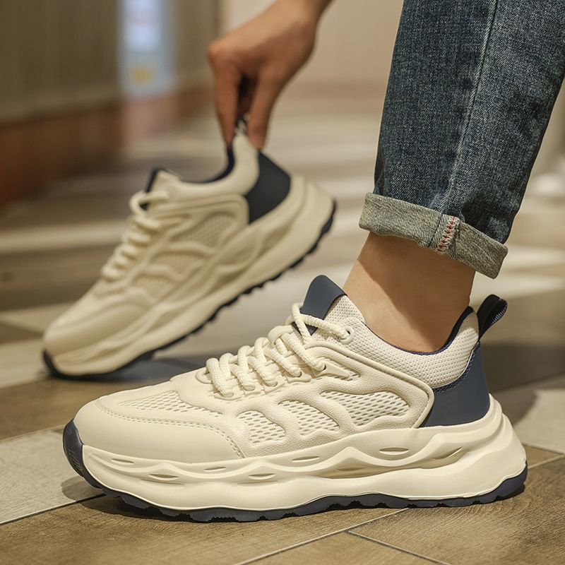 summer deodorant breathable white running men sneakers