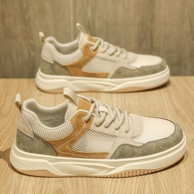 summer breathable mesh versatile casual men sneakers