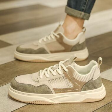 summer breathable mesh versatile casual men sneakers