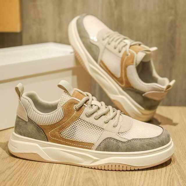 summer breathable mesh versatile casual men sneakers