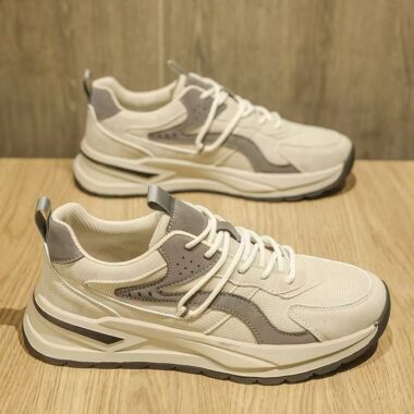 autumn durable breathable mesh running men sneakers