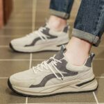 autumn durable breathable mesh running men sneakers