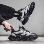 autumn winter breathable mesh height increasing men sneakers