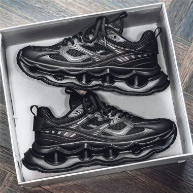 autumn winter breathable mesh height increasing men sneakers