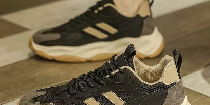 autumn winter non-slip breathable mesh men sneakers