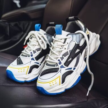 summer breathable mesh thick sole casual men sneakers