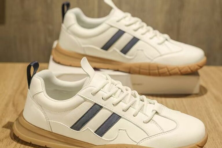 casual fashion waterproof leather men sneakers