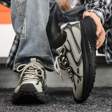 autumn lightweight cushioning outdoor running men sneakers