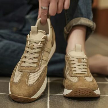 summer lightweight breathable durable mesh men sneakers