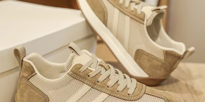 summer lightweight breathable durable mesh men sneakers