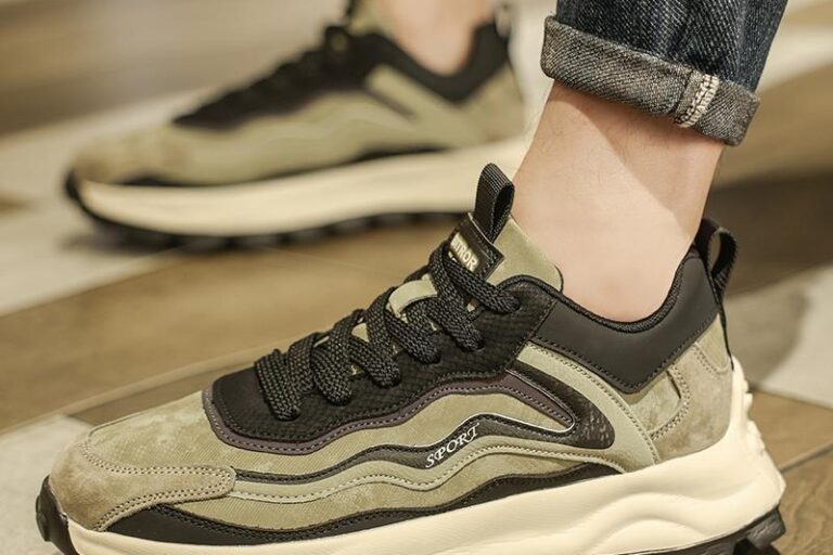 high quality lightweight thick sole casual men sneakers