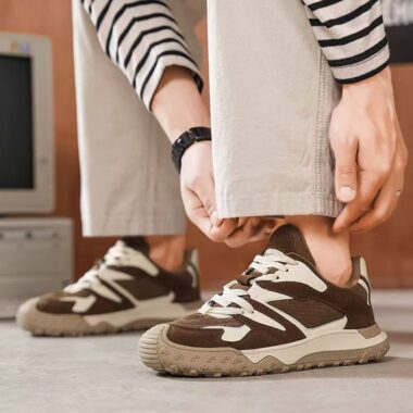 autumn non-slip soft sole running men sneakers