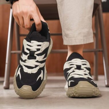 autumn non-slip soft sole running men sneakers