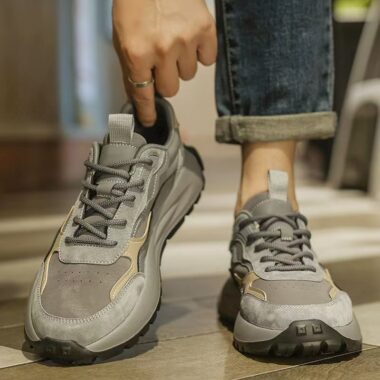 autumn casual running soft sole men sneakers